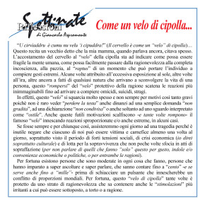 Come un velo di cipolla…