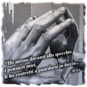 Ho messo davanti allo specchio i pensieri miei…
