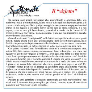 Il “vizietto”