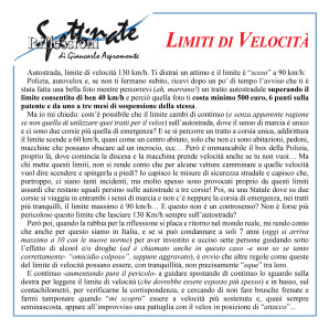 Limiti di velocità