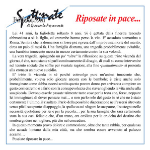 Riposate in pace…