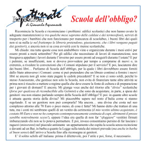 Scuola dell’obbligo?