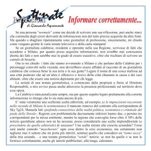 Informare correttamente…