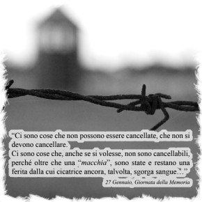 27 Gennaio, Giornata della Memoria.