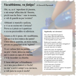 Vacabbùnna, va fatiga!