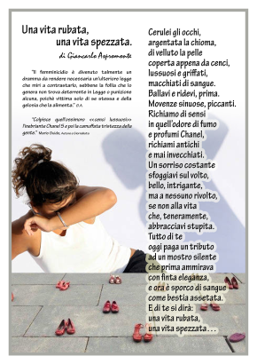 Una vita rubata, una vita spezzata.